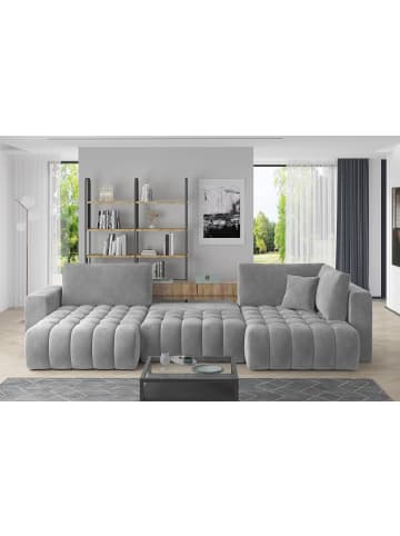 MF Design Bonita Recamiere Links in Anthrazit -  (L) 175 x (B) 350 x (H) 92 cm