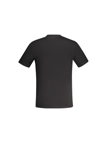 Guess Jeans Schwarzes Baumwoll-T-Shirt