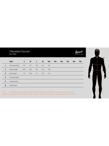 Brandit Hemd "Checkhirt" in Rot
