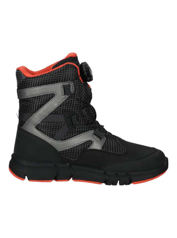 Geox Stiefelette in Schwarz/Orange