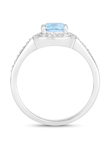 Rafaela Donata Ring Sterling Silber Blautopas Topas weiß in silber