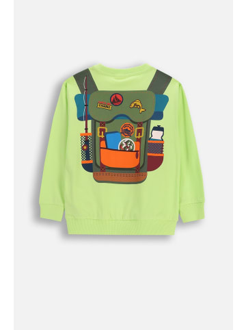 Coccodrillo Baumwoll-langarmshirt in limonengrün