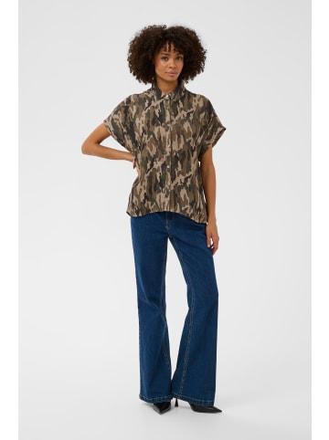 CULTURE Hemd kurzarm CUmyra Oversize fit in Camouflage