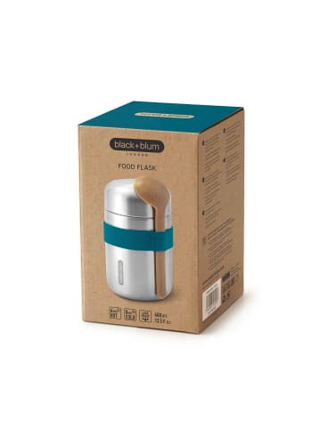 Black+Blum BLACK+BLUM | Lunchbecher, FOOD FLASK, blau, 400 ML