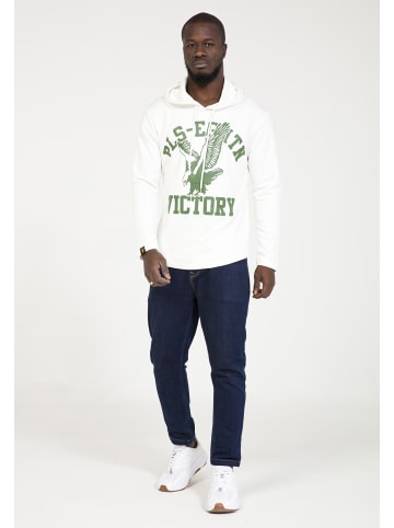 PLUS EIGHTEEN Herren Kapuzenpullover in Ecru