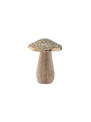 Butlers Deko-Pilz Höhe 10cm HARVEST SPLENDOR in Gold