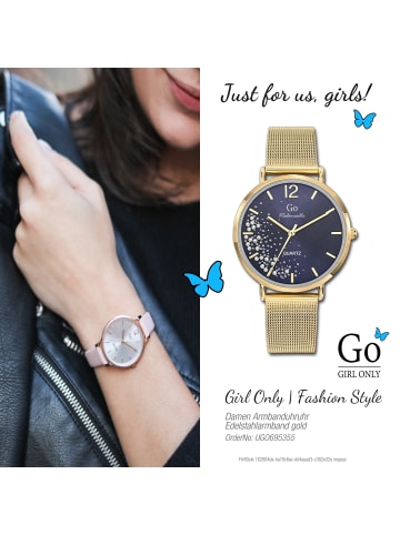 Girl Only Armbanduhr-Analog gold mittel (ca. 36mm) Girl Only Mademoiselle