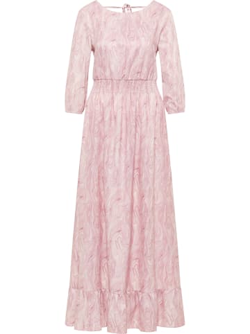 faina Damen Maxikleid in Rosa
