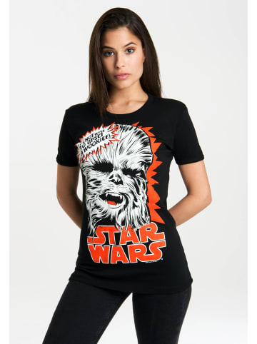 Logoshirt T-Shirt Chewbacca in schwarz