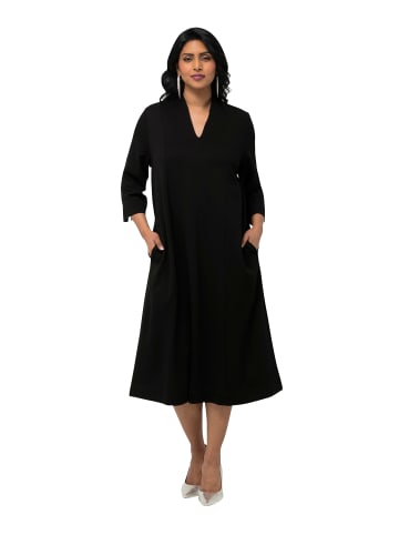 Ulla Popken Midikleid in schwarz