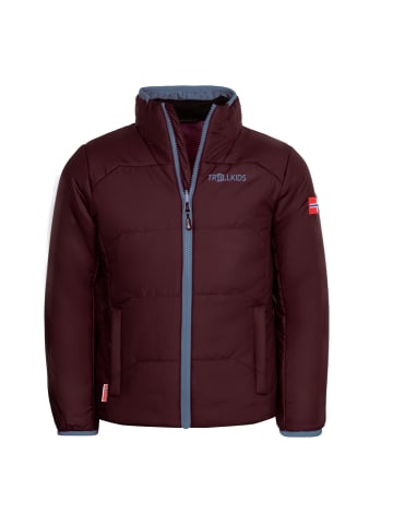 Trollkids 3 in 1 Jacke Skanden in chestnut