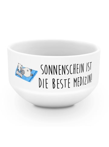 Mr. & Mrs. Panda Müslischale Sommer Sonnenschein mit Spruch in Weiß