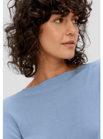 s.Oliver Strickpullover langarm in Blau