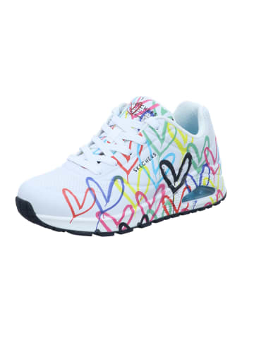 Skechers Damen- Schnürschuhe UNO - SPREAD THE LOVE in Weiß