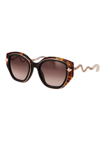 Roberto Cavalli Frauen Sonnenbrille Schmetterling Schwarz
