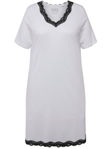 Ulla Popken Nachthemd in schneeweiß