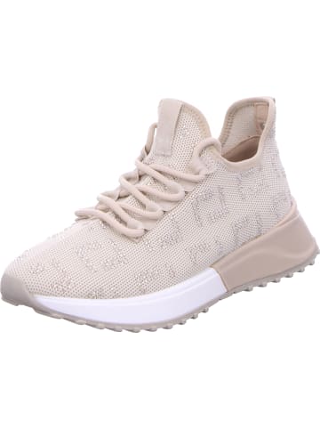 La Strada Sneaker in beige knitted