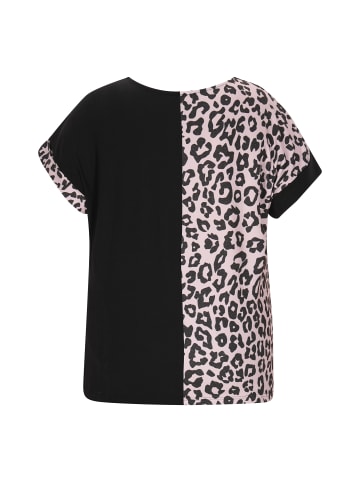 VINAJA Women Plus Size T-Shirt in Multicolor Black