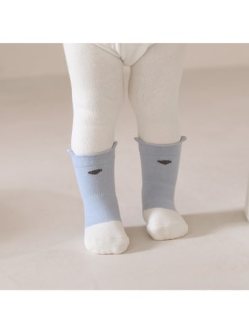 MUNADUNA 5er-Set 'Kleine Ohren' Rutschfeste Baby Boden-Socken