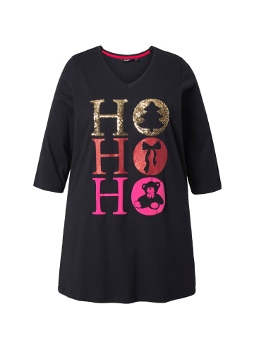 Ulla Popken Longshirt in schwarz