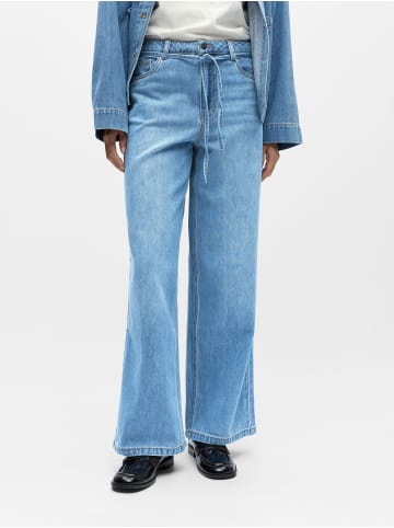 Object Wide Leg Jeans in Light Blue Denim