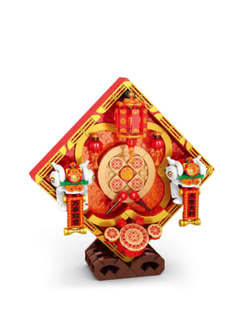 COFI 1453 Reobrix 569 Löwenfigur Klemmbaustein Deko 498 Teile ab 14 in Mehrfarbig