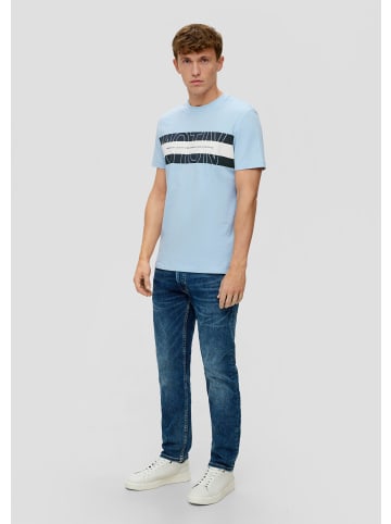 s.Oliver T-Shirt kurzarm in Blau