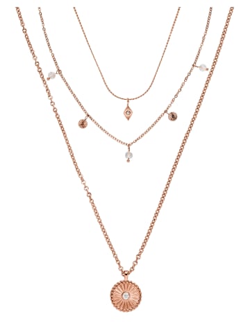 PURELEI 3tlg. Halsketten-Set Kaipo 55 cm in Rosegold