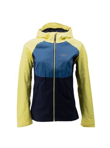 Jack Wolfskin Jacke Mount Isa Texapore gelb in Blau