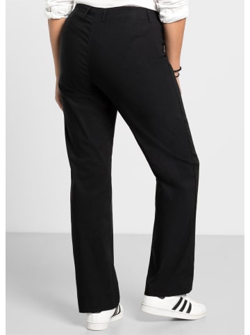 sheego Stretch-Hose in schwarz