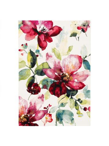 Pergamon Designer Teppich Brilliant Blumen in Bunt