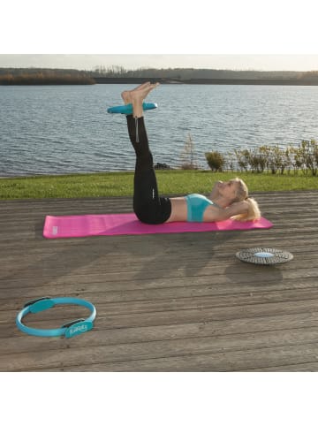 relaxdays 4 x Yogamatte in Pink - (B)60 x (H)1 x (T)180 cm