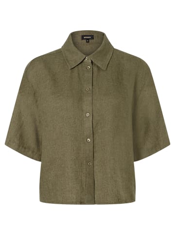 More & More Leinenbluse in tundra olive