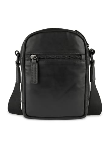 Bugatti Joel Mini Bag Umhängetasche S Leder 16 cm schwarz