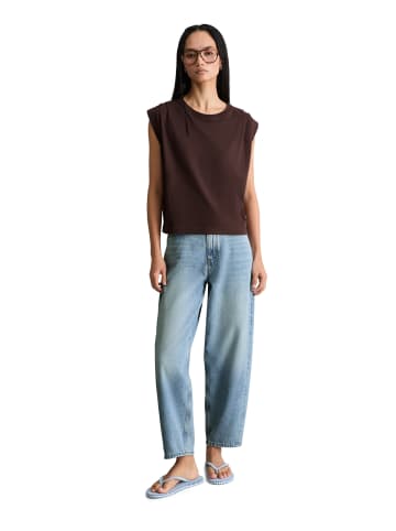 Marc O'Polo DENIM T-Shirt relaxed in Burnt Aubergine