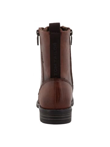 Tom Tailor Schnürstiefel  in Braun