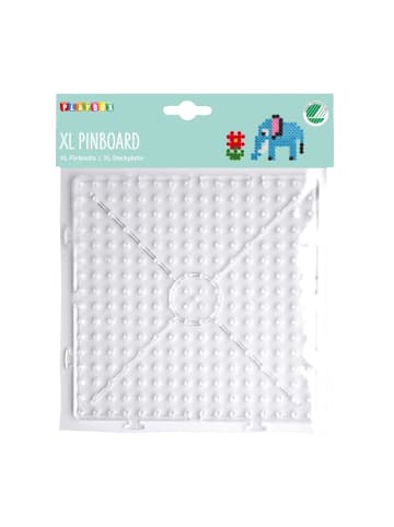 Playbox Stiftplatte Quadrat transparent für XL-Bügelperlen - ab 3 Jahren