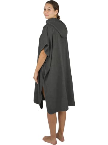 normani Badeponcho aus Bio-Baumwolle Sitra in Anthrazit