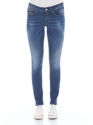 Replay Jeans New Luz Hyperflex skinny in Blau