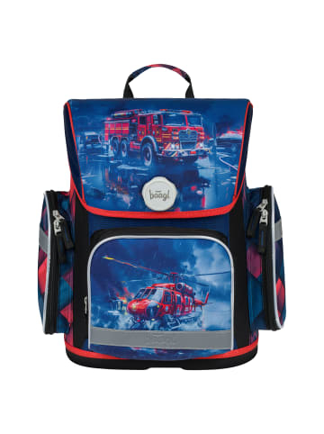 BAAGL Schulranzen Ergo in Blau Lebensretter - 27x39x17cm