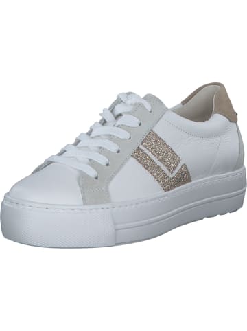 Paul Green Schnürschuhe in white/sand