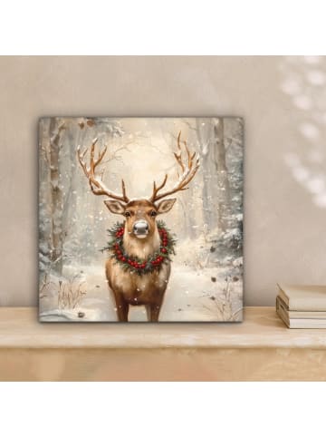 MuchoWow Leinwand Bilder Naturfarben