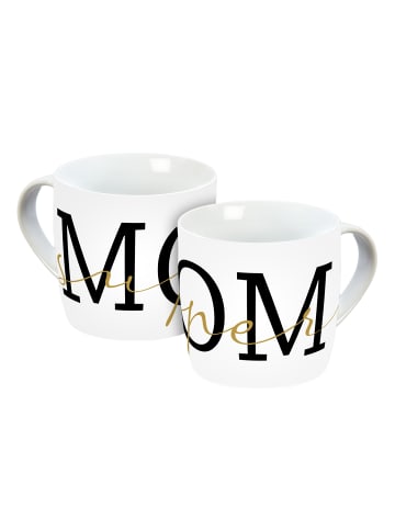 Geda Labels Tasse Super Mom in Weiß - 300 ml