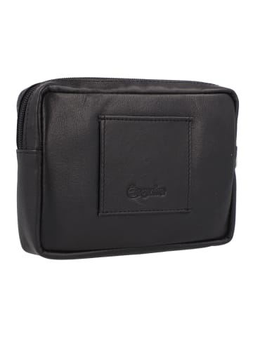 Esquire Eco Gürteltasche Leder 13 cm in black