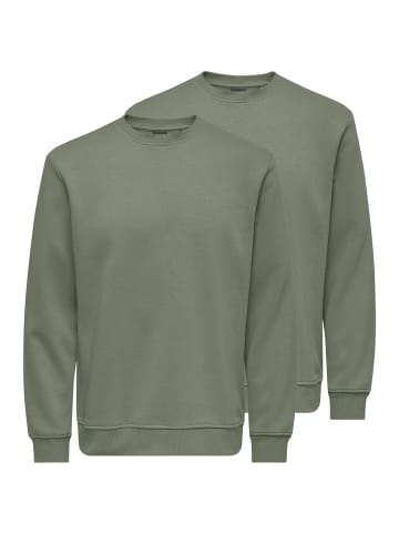 ONLY & SONS Sweatshirt Connor in Castor gray