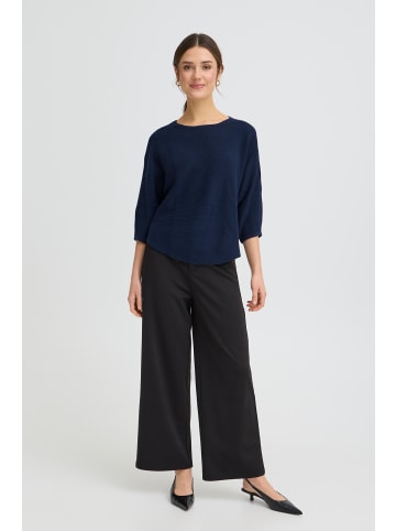 Fransa Strickpullover halbarm FRSINJA Loose fit in Navy Blazer