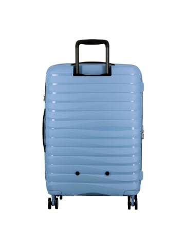 Jump Xwave 4 Rollen Trolley 66 cm mit Dehnfalte in bleu ciel