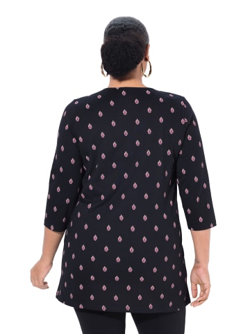 Ulla Popken Longshirt in schwarz