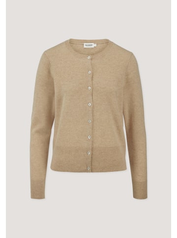 Hessnatur Strickjacke in goldsand