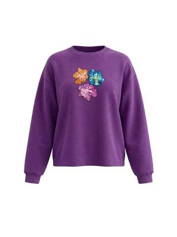 IZIA Women Sweatshirt in Lavender